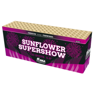 Sunflower Supershow 100 shots   MANGA FIREWORKS
